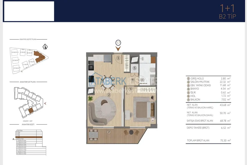 Buy cheap Apartments in Istanbul for citizenship - a new elite project in the Etiler district, Besiktas 5 