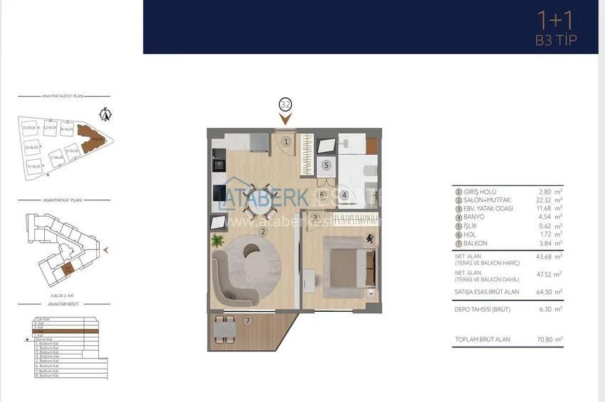 Buy cheap Apartments in Istanbul for citizenship - a new elite project in the Etiler district, Besiktas 6 