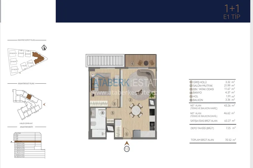 Buy cheap Apartments in Istanbul for citizenship - a new elite project in the Etiler district, Besiktas 13 