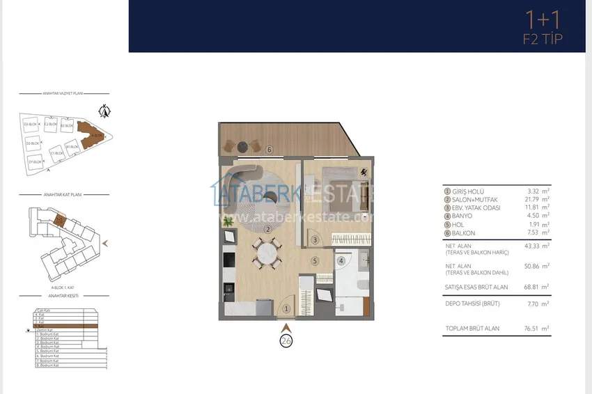 Buy cheap Apartments in Istanbul for citizenship - a new elite project in the Etiler district, Besiktas 17 