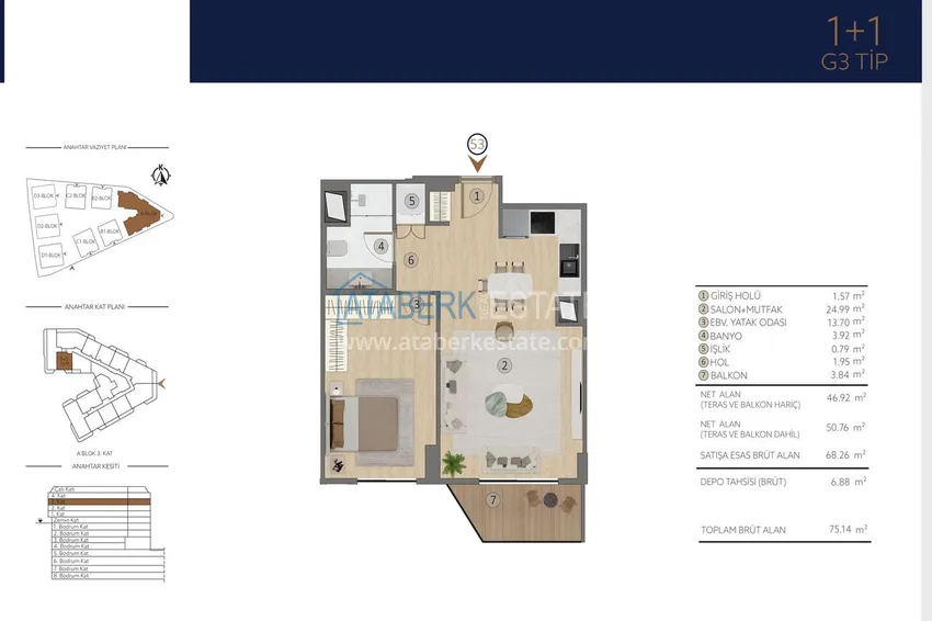 Buy cheap Apartments in Istanbul for citizenship - a new elite project in the Etiler district, Besiktas 20 