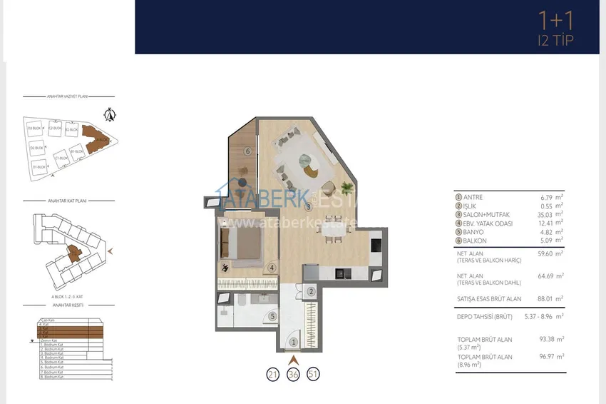 Buy cheap Apartments in Istanbul for citizenship - a new elite project in the Etiler district, Besiktas 24 