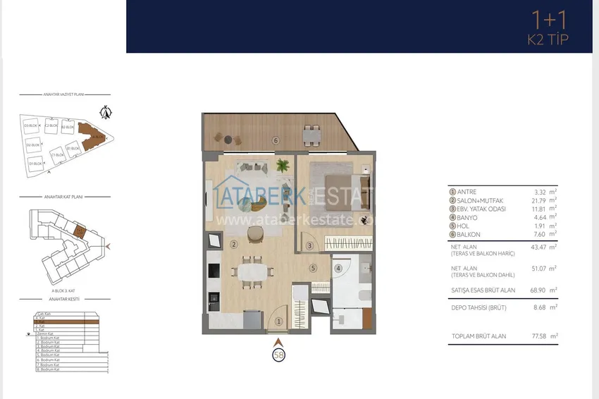 Buy cheap Apartments in Istanbul for citizenship - a new elite project in the Etiler district, Besiktas 26 