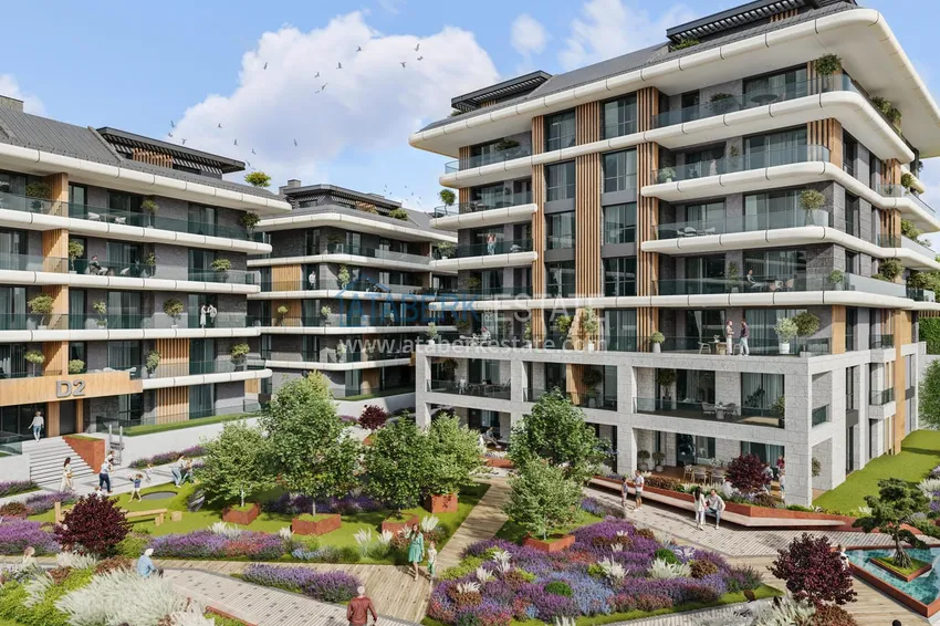 Apartments in Istanbul for citizenship - a new elite project in the Etiler district, Besiktas 9 