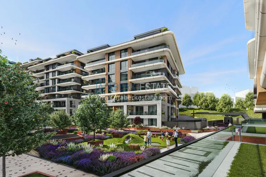 Apartments in Istanbul for citizenship - a new elite project in the Etiler district, Besiktas 10 