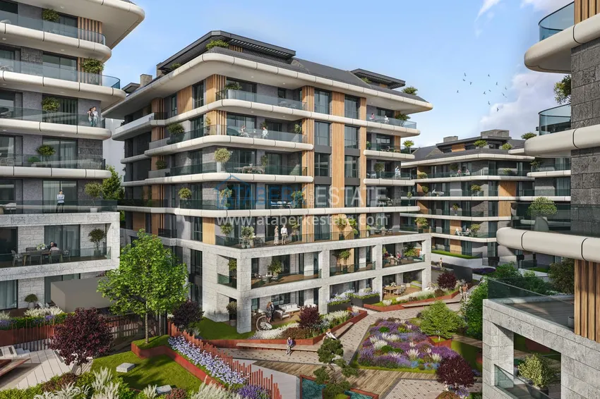 Apartments in Istanbul for citizenship - a new elite project in the Etiler district, Besiktas 11 