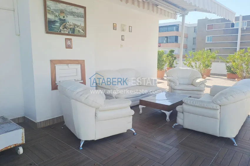 Studio in Alanya, Mahmutlar district — turnkey with a glazed balcony and mountain views 13 