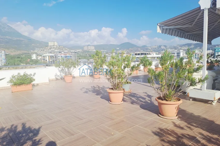 Studio in Alanya, Mahmutlar district — turnkey with a glazed balcony and mountain views 14 