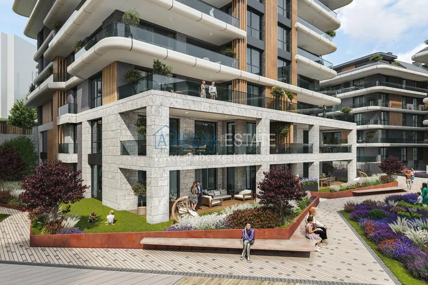 Apartments in Istanbul for citizenship - a new elite project in the Etiler district, Besiktas 13 