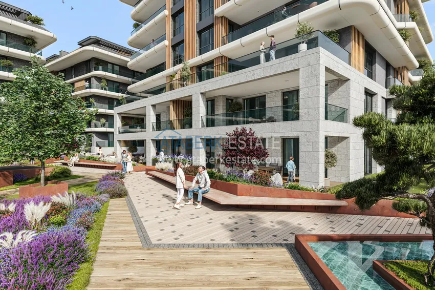 Apartments in Istanbul for citizenship - a new elite project in the Etiler district, Besiktas 14 