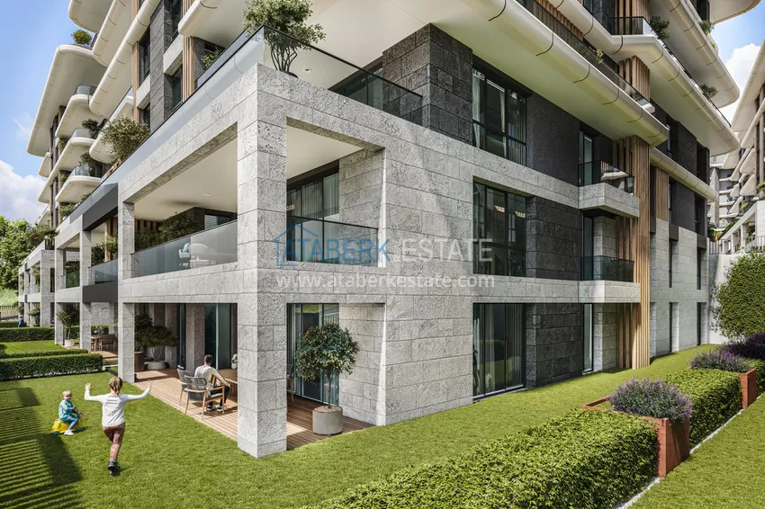 Apartments in Istanbul for citizenship - a new elite project in the Etiler district, Besiktas 15 