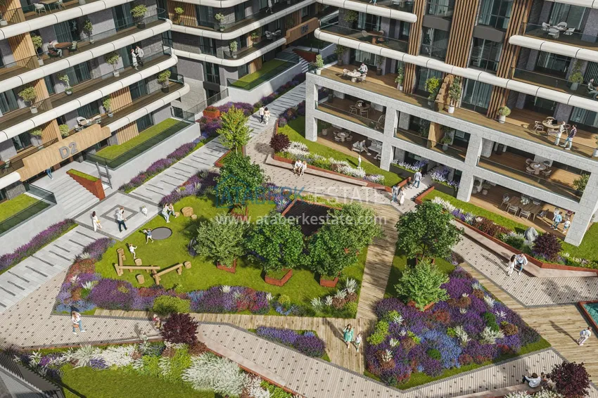 Apartments in Istanbul for citizenship - a new elite project in the Etiler district, Besiktas 16 