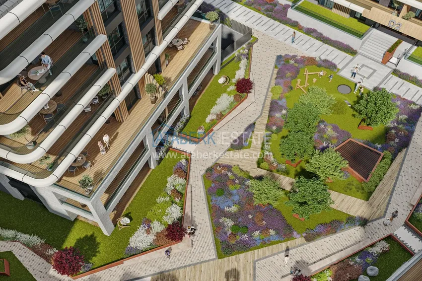 Apartments in Istanbul for citizenship - a new elite project in the Etiler district, Besiktas 17 