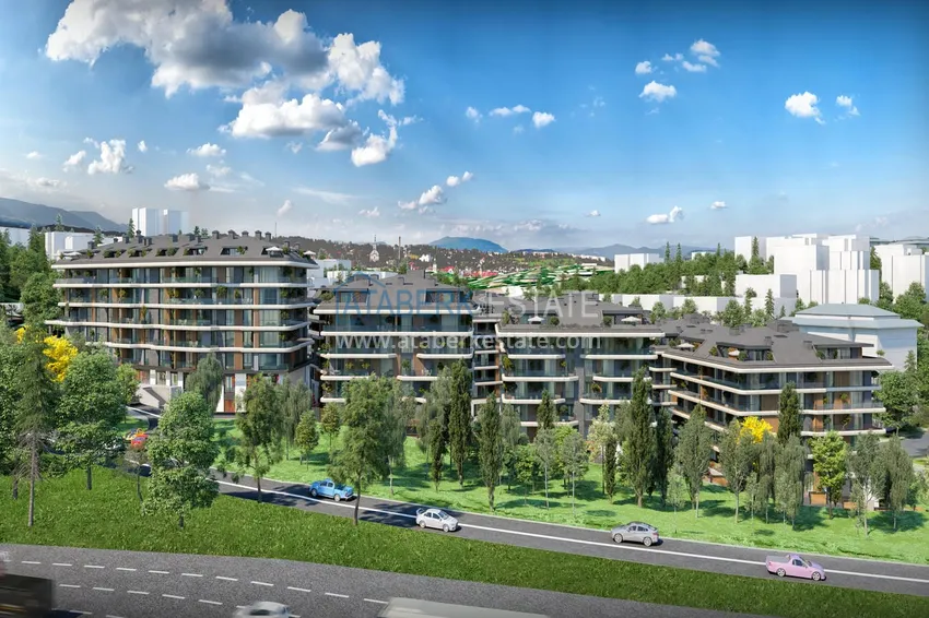 Apartments in Istanbul for citizenship - a new elite project in the Etiler district, Besiktas 1 