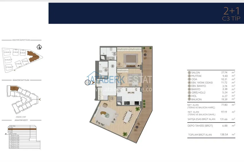 Buy cheap Apartments in Istanbul for citizenship - a new elite project in the Etiler district, Besiktas 34 