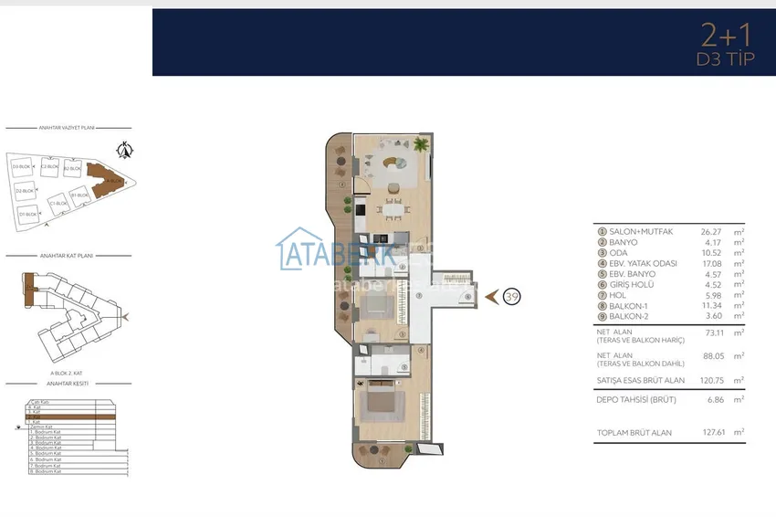 Buy cheap Apartments in Istanbul for citizenship - a new elite project in the Etiler district, Besiktas 37 
