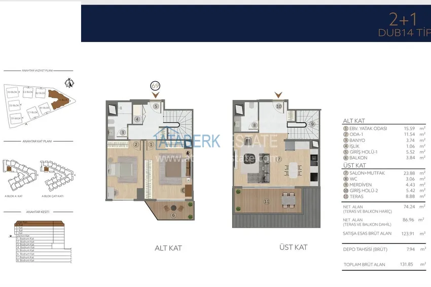 Buy cheap Apartments in Istanbul for citizenship - a new elite project in the Etiler district, Besiktas 58 