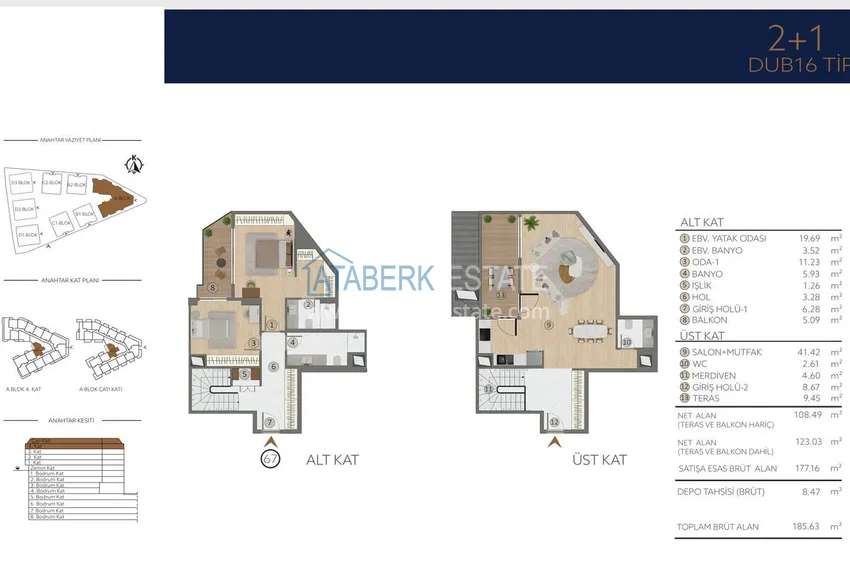 Buy cheap Apartments in Istanbul for citizenship - a new elite project in the Etiler district, Besiktas 60 