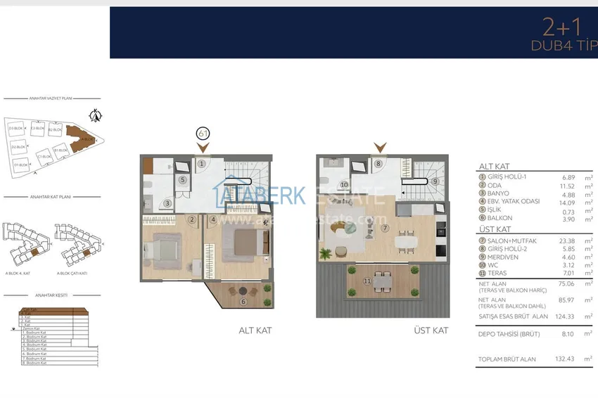 Buy cheap Apartments in Istanbul for citizenship - a new elite project in the Etiler district, Besiktas 48 