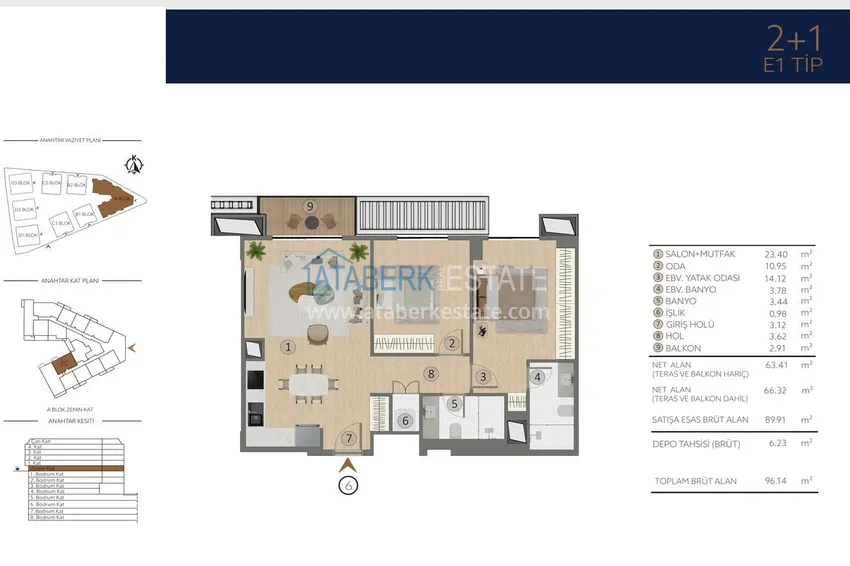 Buy cheap Apartments in Istanbul for citizenship - a new elite project in the Etiler district, Besiktas 39 