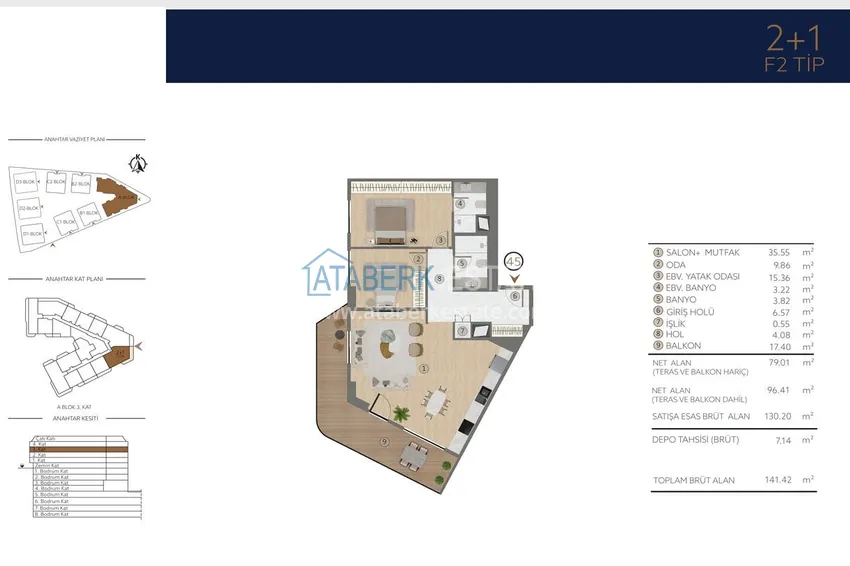 Buy cheap Apartments in Istanbul for citizenship - a new elite project in the Etiler district, Besiktas 42 