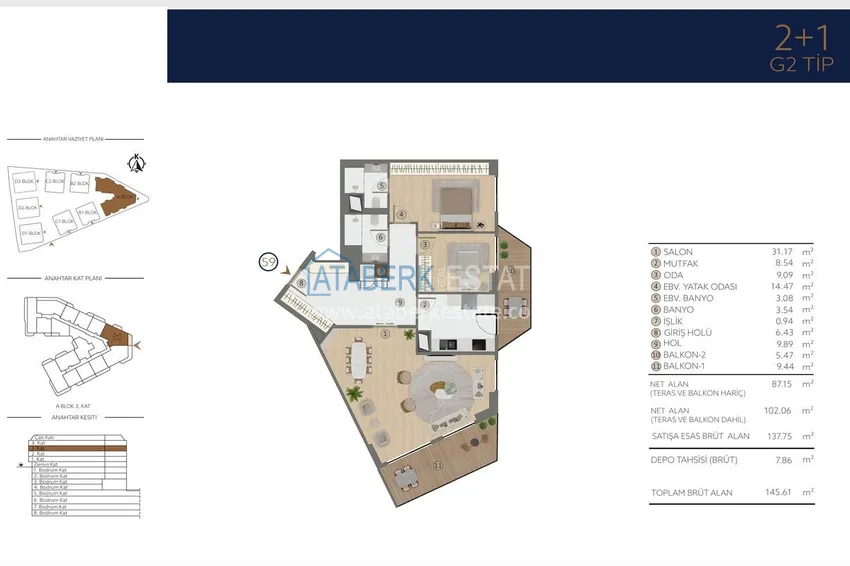 Buy cheap Apartments in Istanbul for citizenship - a new elite project in the Etiler district, Besiktas 44 