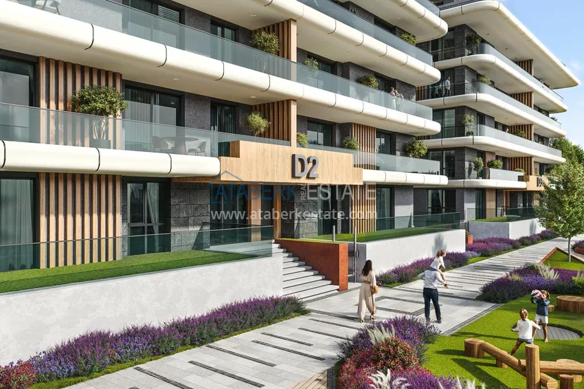 Apartments in Istanbul for citizenship - a new elite project in the Etiler district, Besiktas 19 