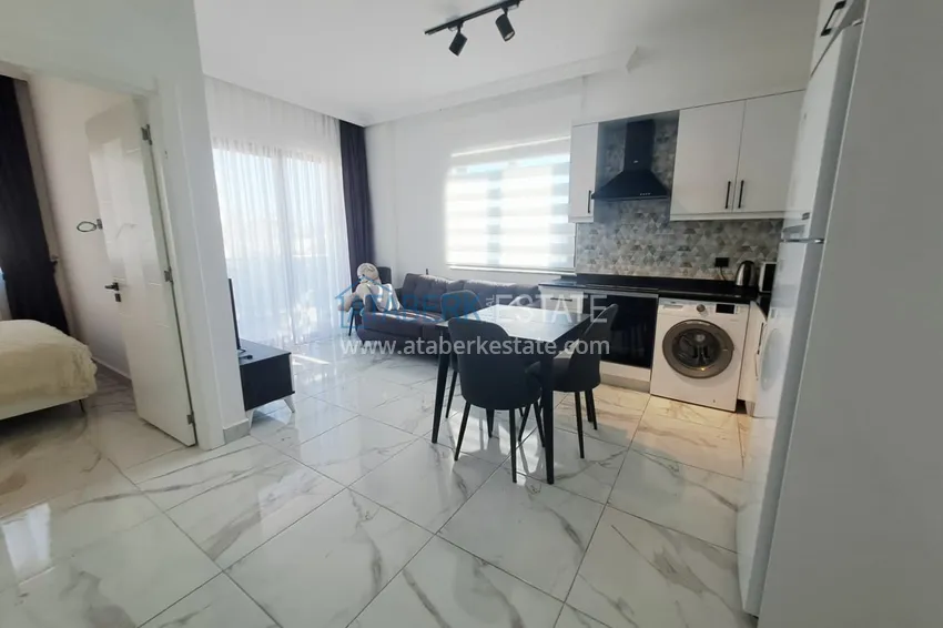 Purchase Turnkey 1+1 apartment in Alanya, Oba district — property for a residence permit 2 