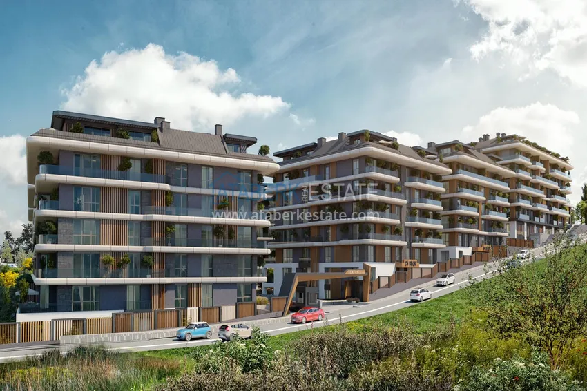 Apartments in Istanbul for citizenship - a new elite project in the Etiler district, Besiktas 4 