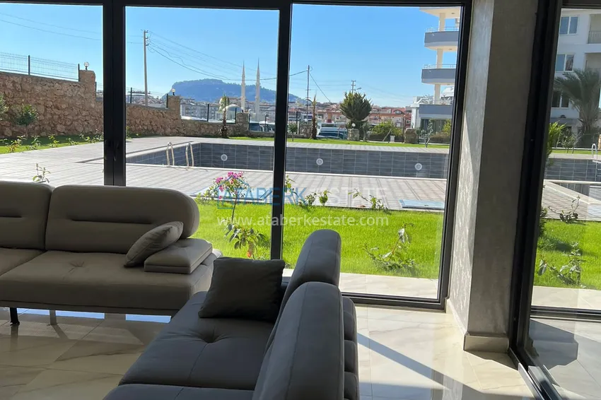 Turnkey 1+1 apartment in Alanya, Oba district — property for a residence permit 6 