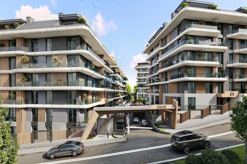Apartments in Istanbul for citizenship - a new elite project in the Etiler district, Besiktas 7 