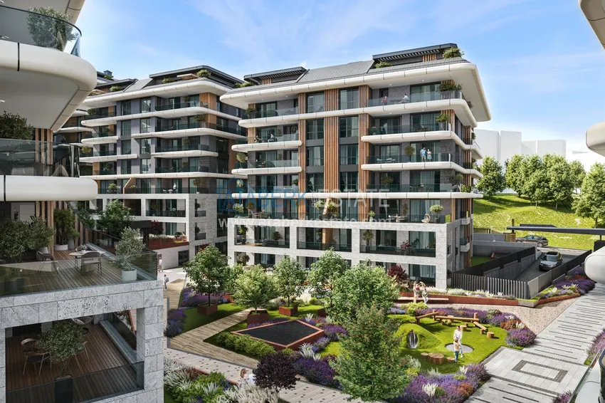 Apartments in Istanbul for citizenship - a new elite project in the Etiler district, Besiktas 8 
