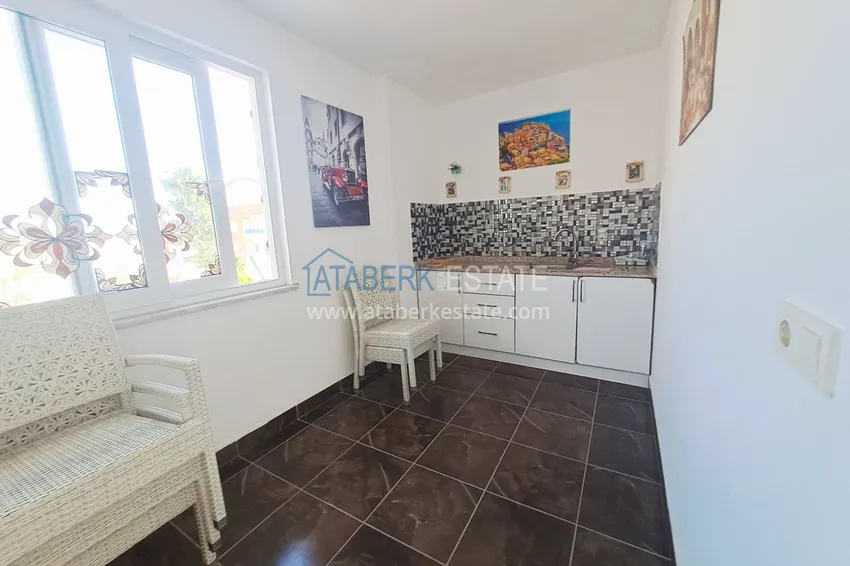 Studio in Alanya, Mahmutlar district — turnkey with a glazed balcony and mountain views 9 