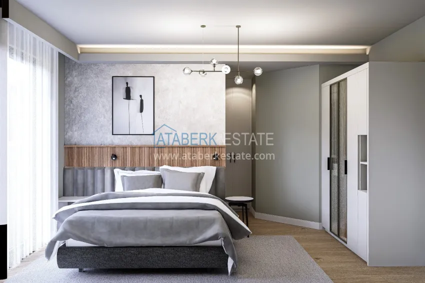 Purchase Modern apartments in Antalya, Lara - Çağlayan district. Investment property from the developer 14 