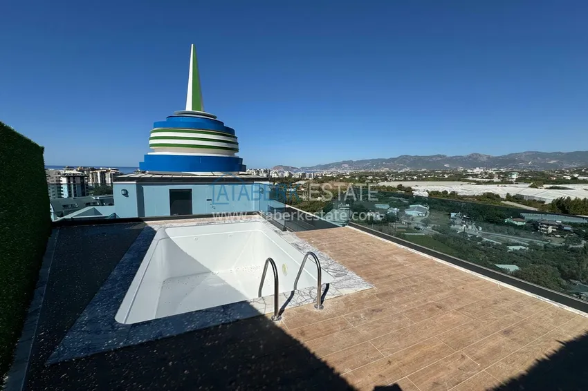 Purchase  View penthouse duplex with pool on the terrace, installments possible - Mahmutlar, Alanya 21 