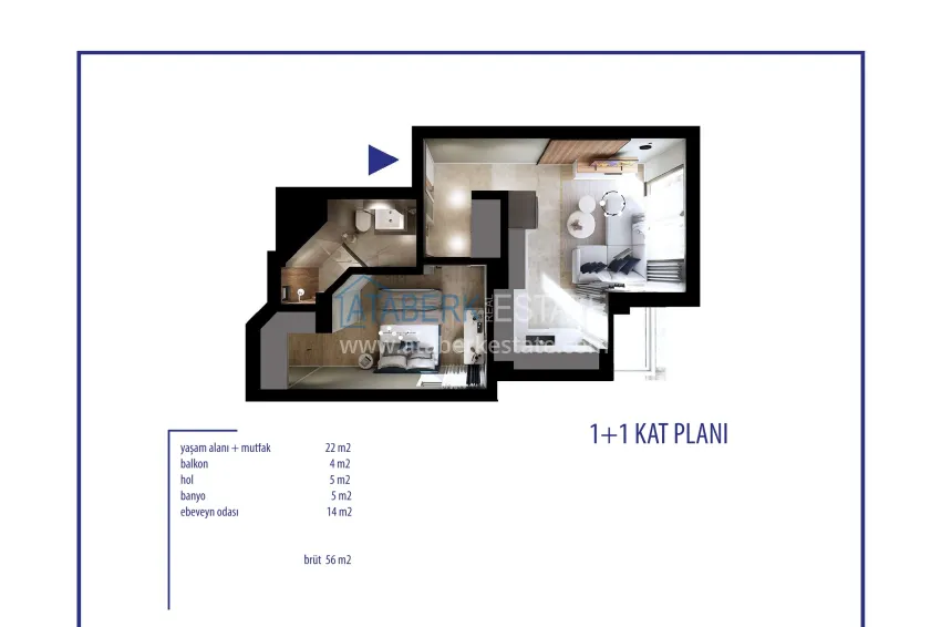 Buy cheap Modern apartments in Antalya, Lara - Çağlayan district. Investment property from the developer 2 