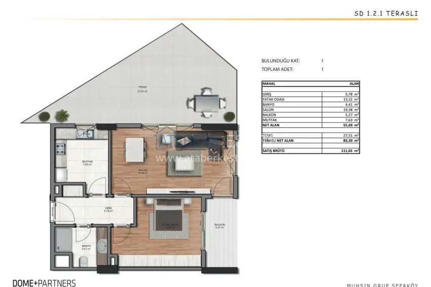 Buy cheap Investment apartments in Istanbul — apartments from a developer with guaranteed rent 4 