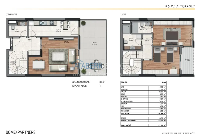 Buy cheap Investment apartments in Istanbul — apartments from a developer with guaranteed rent 10 