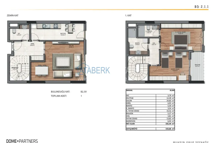 Buy cheap Investment apartments in Istanbul — apartments from a developer with guaranteed rent 13 