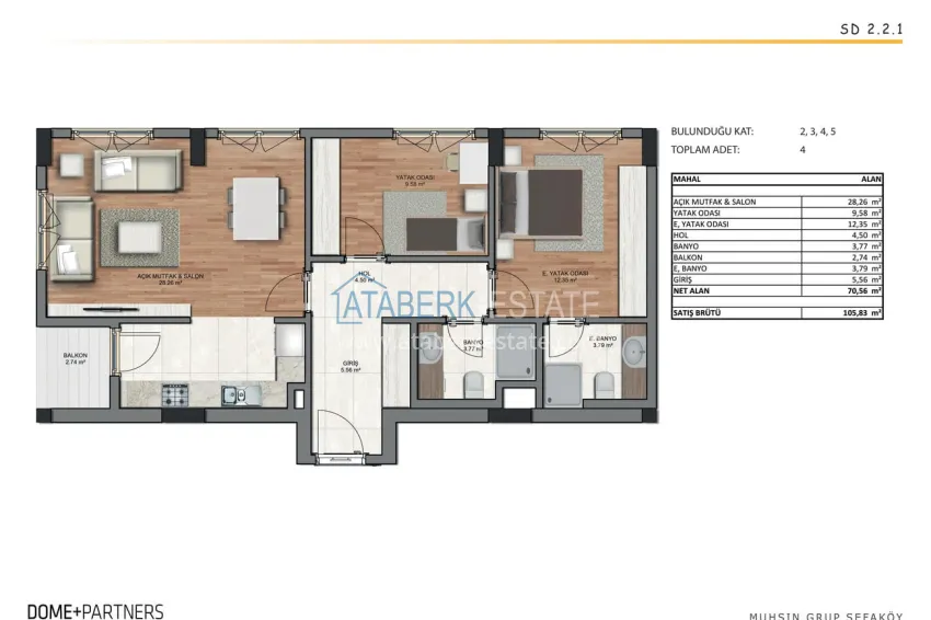 Buy cheap Investment apartments in Istanbul — apartments from a developer with guaranteed rent 28 