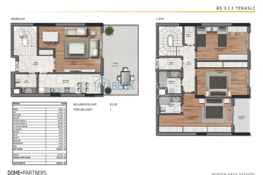 Buy cheap Investment apartments in Istanbul — apartments from a developer with guaranteed rent 30 