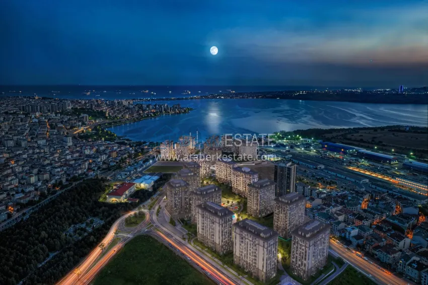 Citizenship real estate in Istanbul — a modern residential complex in the Kucukcekmece district 1 