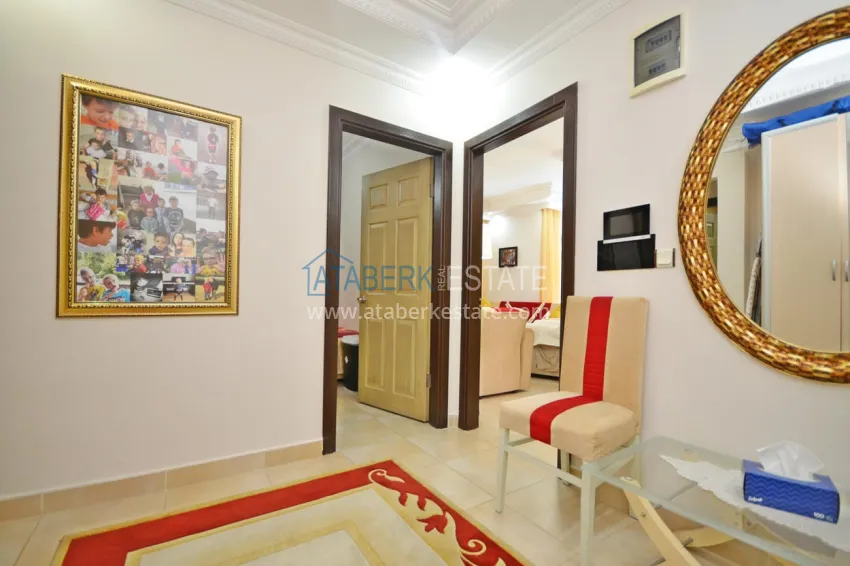 Purchase Property for a residence permit in Alanya - Furnished 2+1 apartment, Cleopatra beach area 2 