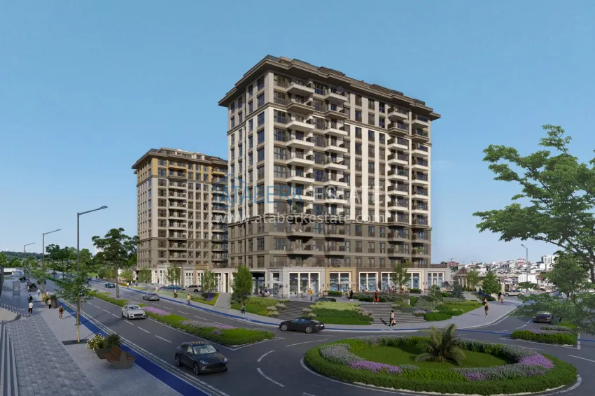 Citizenship real estate in Istanbul — a modern residential complex in the Kucukcekmece district 2 