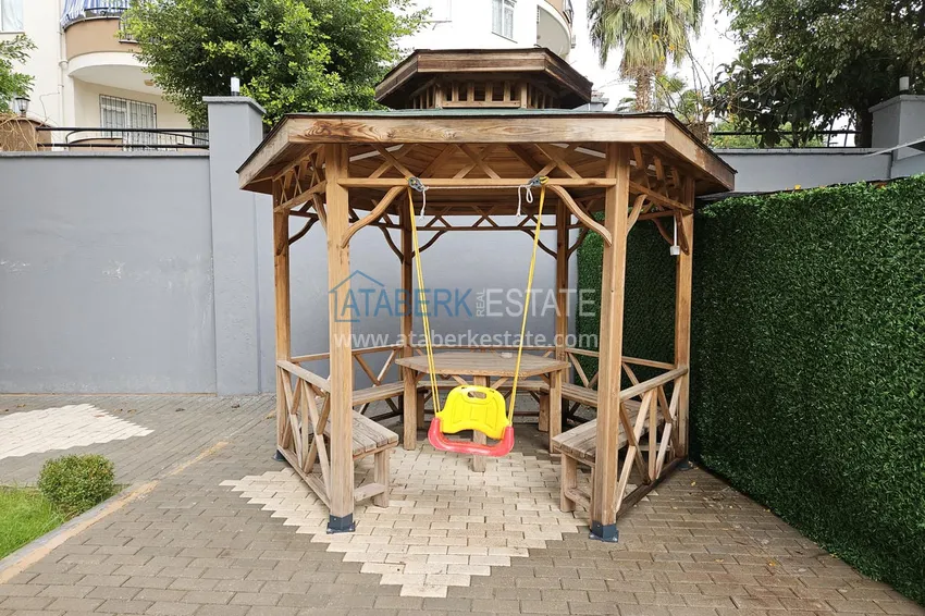 1+1 apartments with fine finishing in the center of Alanya, Cleopatra beach area 4 