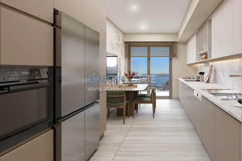 Purchase Citizenship real estate in Istanbul — a modern residential complex in the Kucukcekmece district 5 