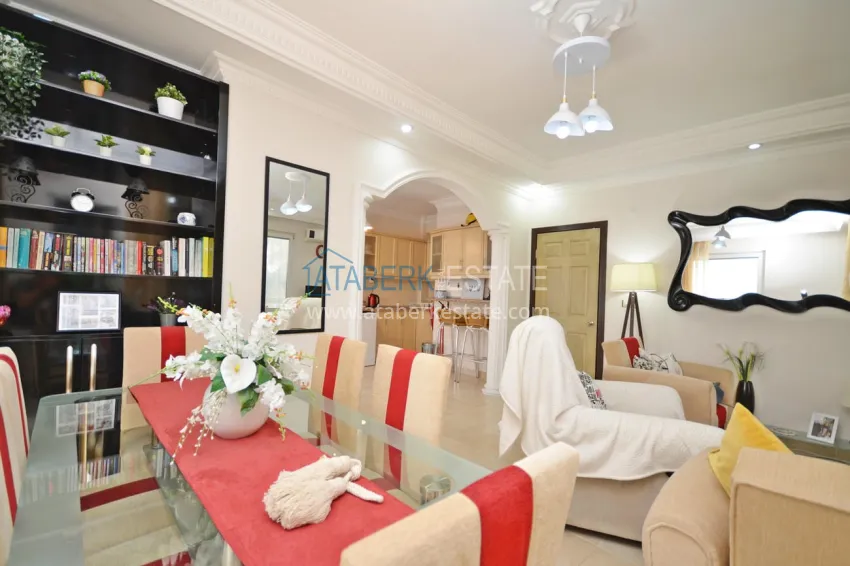 Purchase Property for a residence permit in Alanya - Furnished 2+1 apartment, Cleopatra beach area 5 