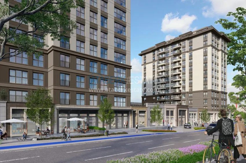 Citizenship real estate in Istanbul — a modern residential complex in the Kucukcekmece district 5 