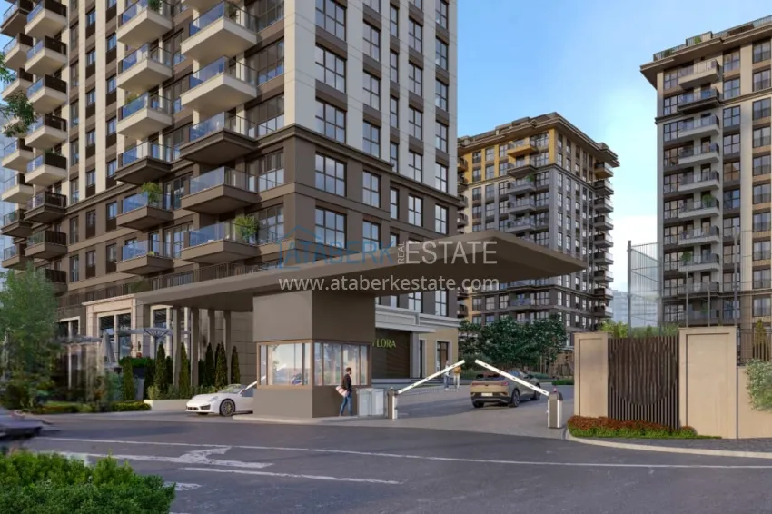 Citizenship real estate in Istanbul — a modern residential complex in the Kucukcekmece district 6 