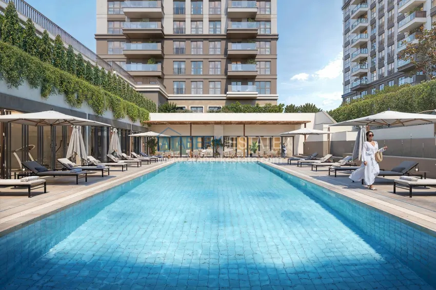 Citizenship real estate in Istanbul — a modern residential complex in the Kucukcekmece district 9 